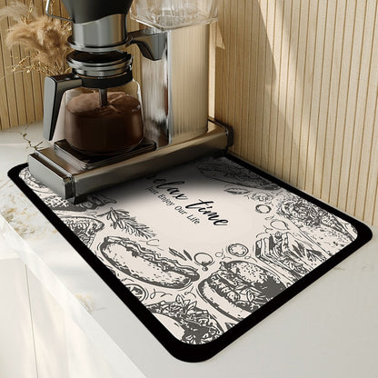 Non Slip Kitchen Mat for Dry Dishes