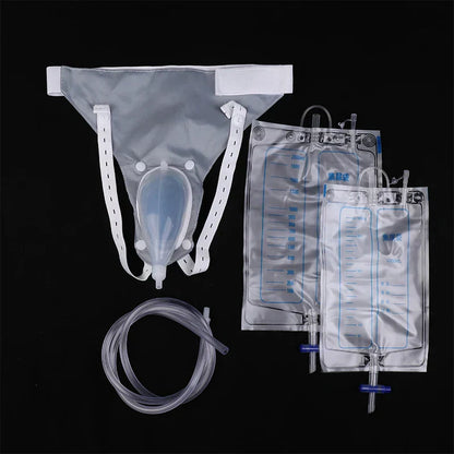 Adult Urine Collector Kit with Silicone Catheter Bag