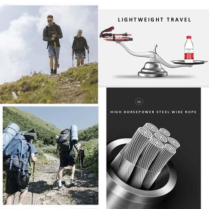 Collapsible Hiking Sticks for Outdoor Travel