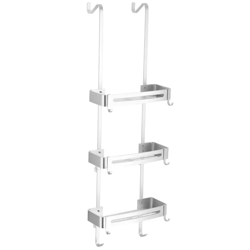 Easy Install Shower Storage Double Tier Shelf