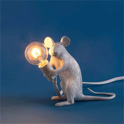 Fun Animal LED Desk Lamps: Cute Cat, Rat, Squirrel Night Lights - Cofik