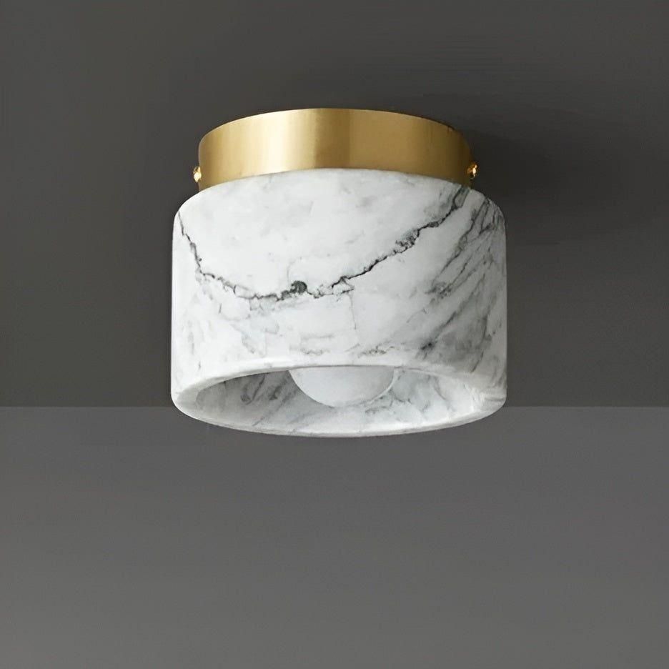 Elegant Italian Marble Ceiling Lamp