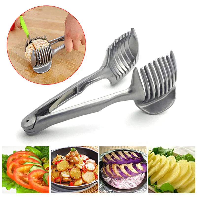 Easy Grip Kitchen Fruit Veg Chopper Holder