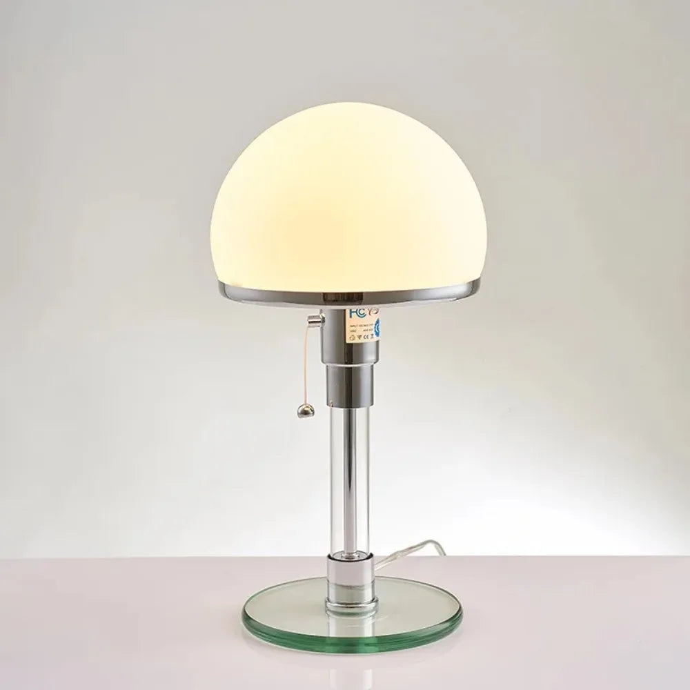 Sleek Contemporary Glass Desk Lamp for Home