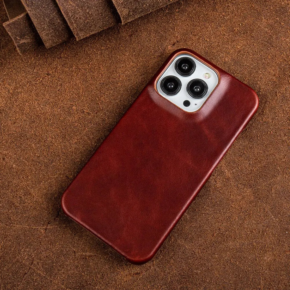Premium Leather iPhone Case
