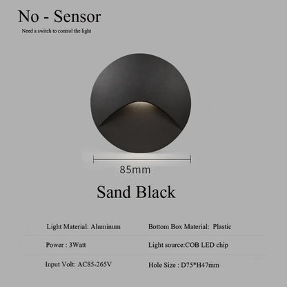Outdoor Waterproof 3W LED Stair Wall Light