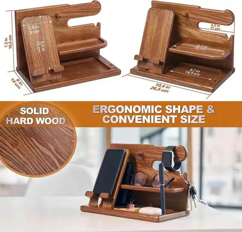 Bedside Phone Charging Station Holder