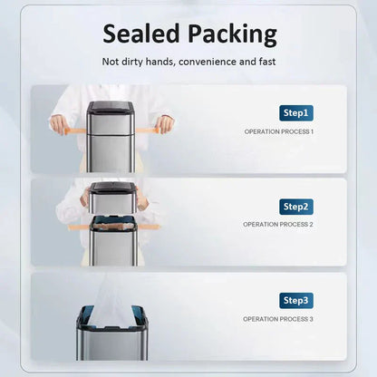 Touchless Stainless Steel Automatic Trash Can