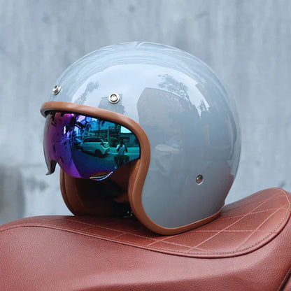 Classic Open Face Motorcycle Helmet - Valor