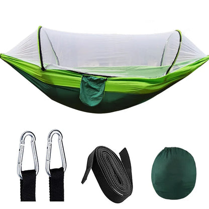 Portable Garden Hammock with Bug Net