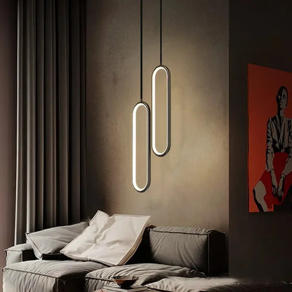 Stylish Black Gold Pendant Lighting Fixture