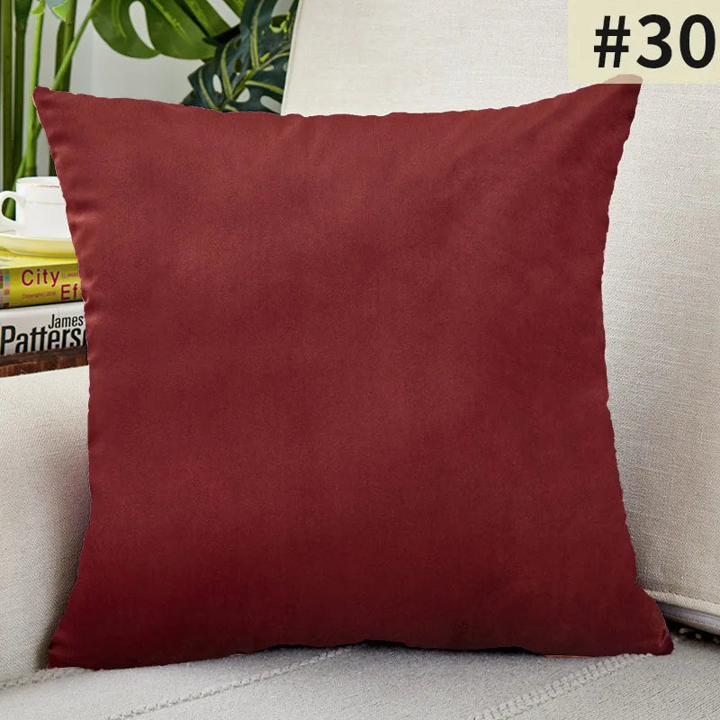 Soft Plush Pillow Cover for Home Decor