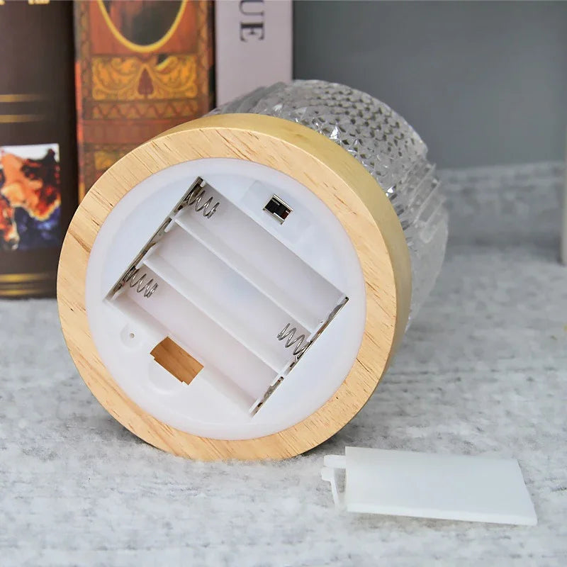 Elegant Gold Crystal Table Lamp