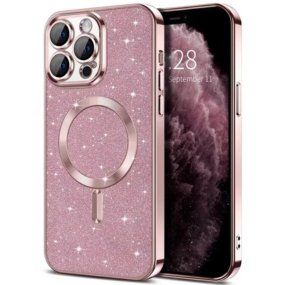 Shiny Metal Phone Case with MagSafe for iPhone