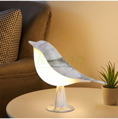 Slim LED Bird Table Lamp – Adjustable Bright Light