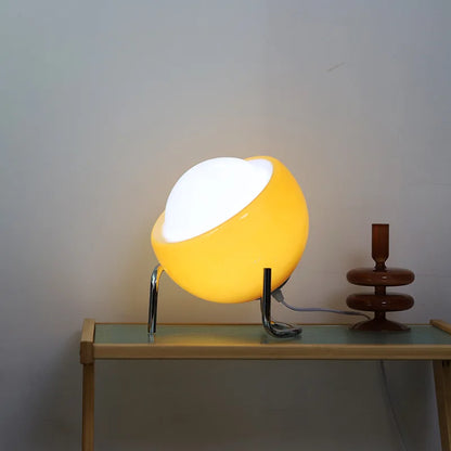 Classic Glass Desk Lamp with LED Night Light