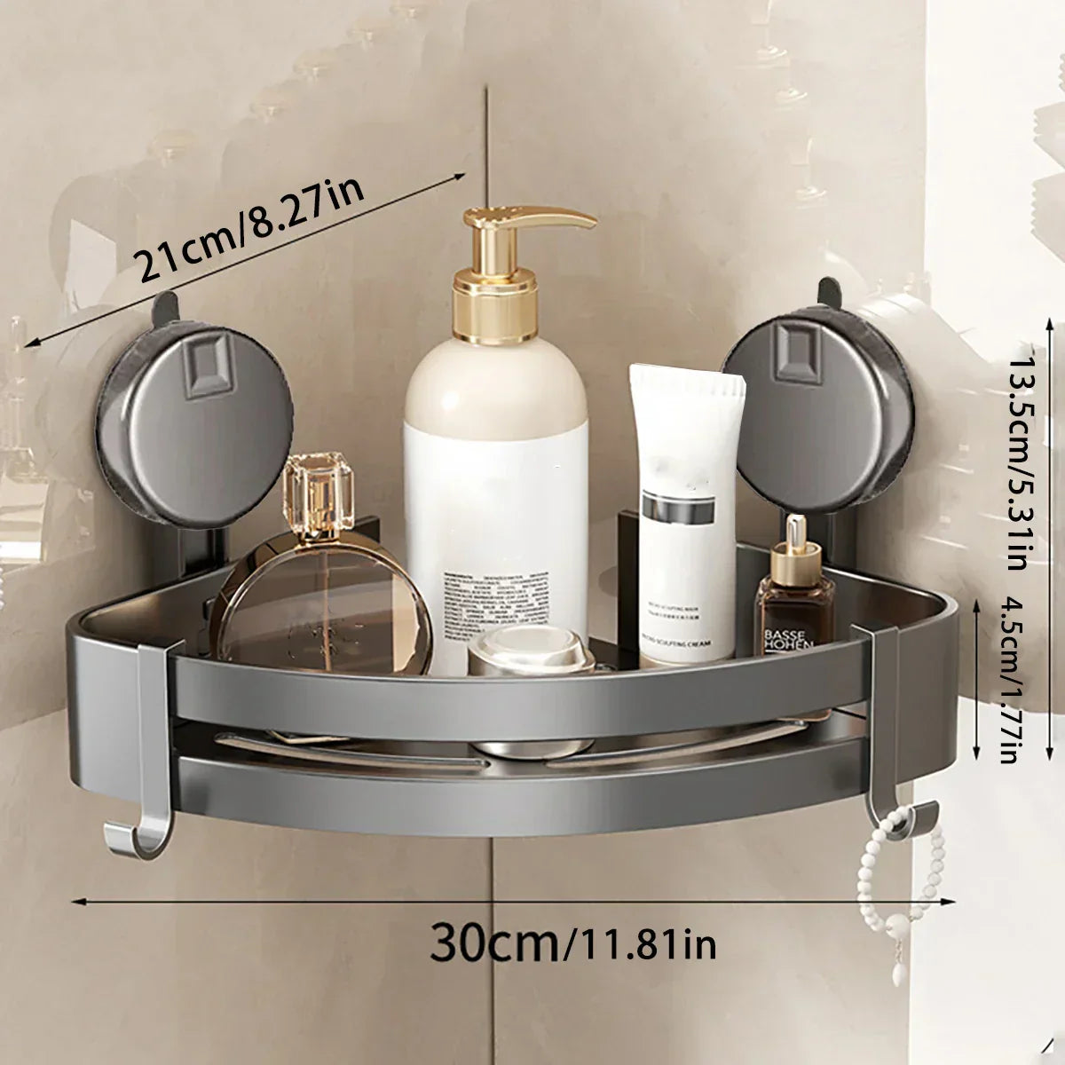 Easy Fit Corner Bathroom Storage
