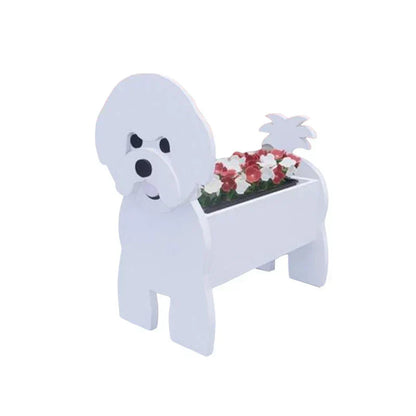 Cute Dog Planter Pot - Fun Animal Flower Holder