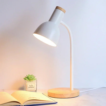 Rustic Wooden Modern LED Table Lamp