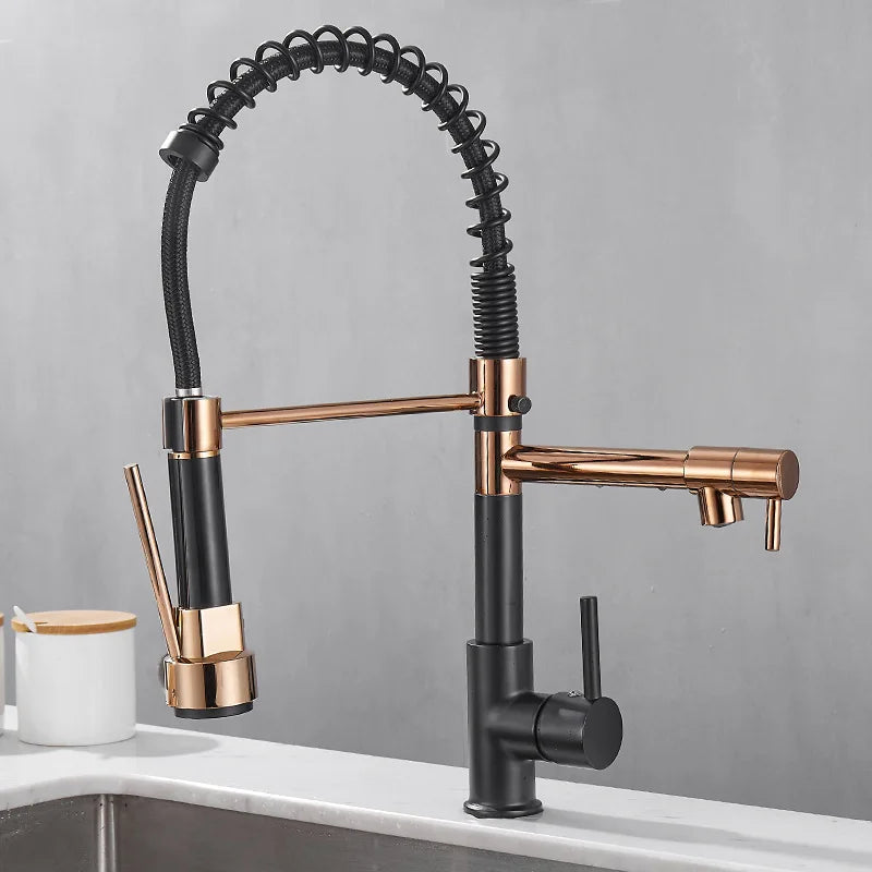 Premium Double Handle Kitchen Faucet