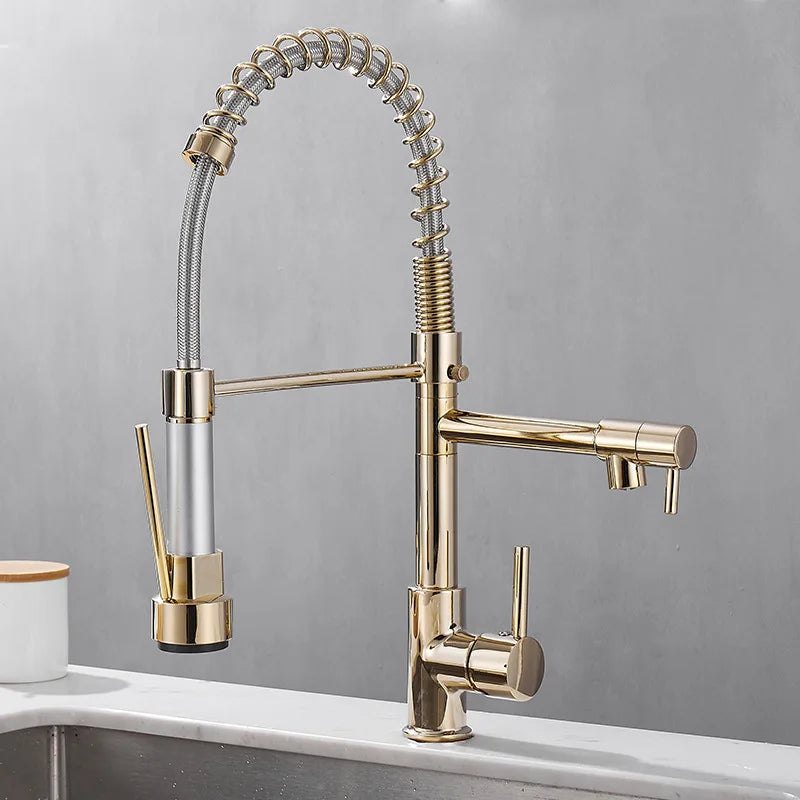 Premium Double Handle Kitchen Faucet - Cofik