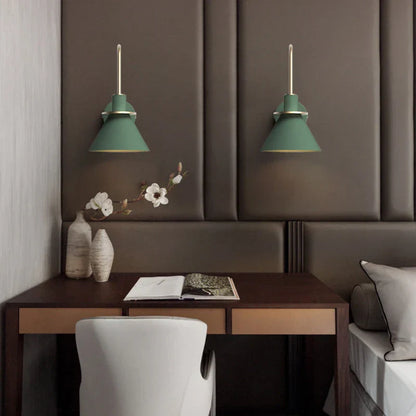 Rustic Metal Wall Light - E27 Downlight Lamp