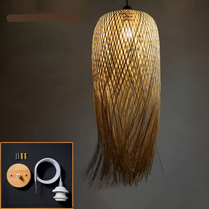 Natural Bamboo Pendant Light