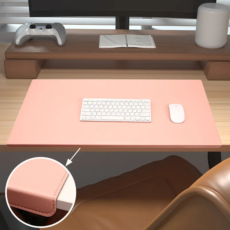 Durable Desk Pad with Non-Slip Bottom and Ergonomic Support