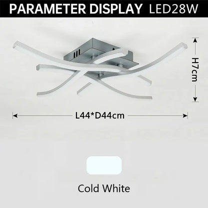 Stylish LED Light Fixture for Home Ceiling - Cofik