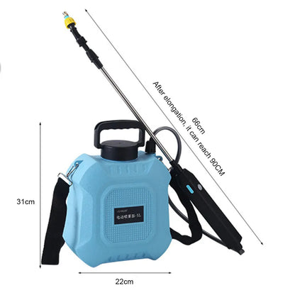 Portable 5L Electric Spray Bottle for Gardening & Cleaning