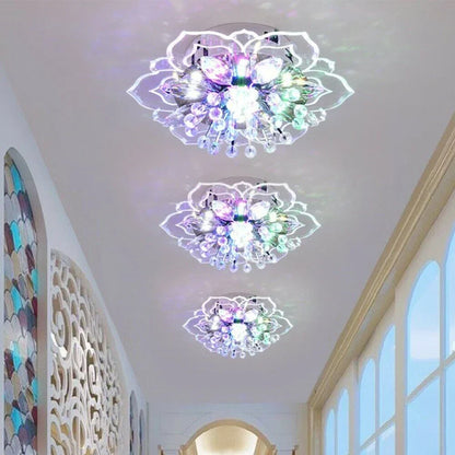 Bright LED Crystal Pendant Light Fixture