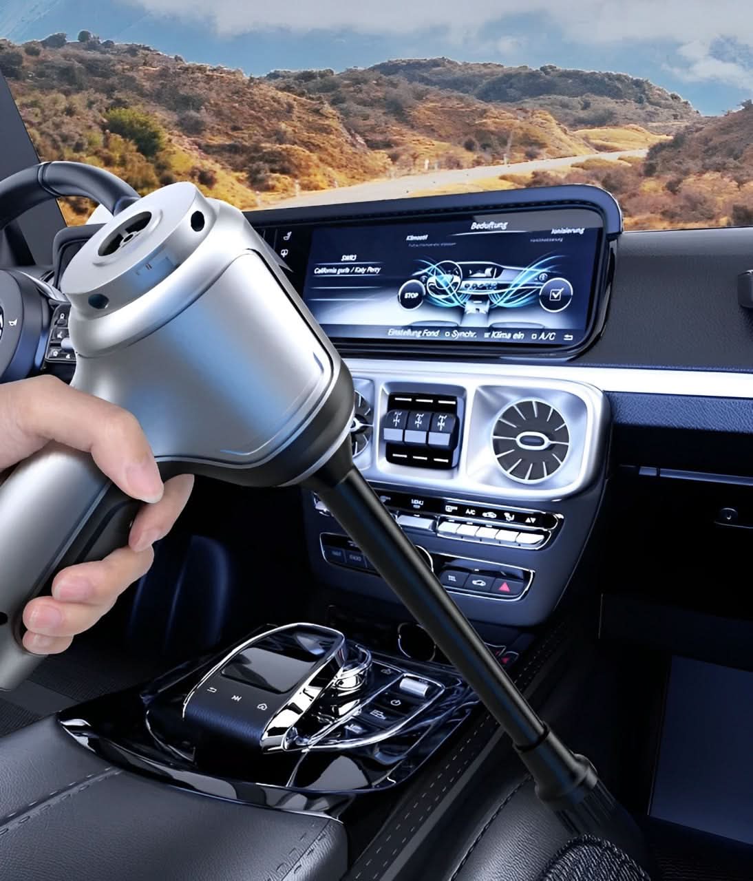 Portable Car Vacuum with Strong 95kPa Suction Power - Cofik