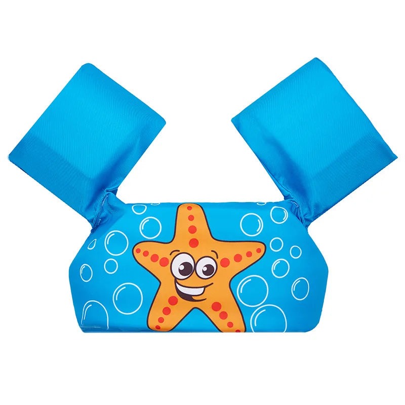 Kids Swim Vest with Arm Floats Adjustable Design