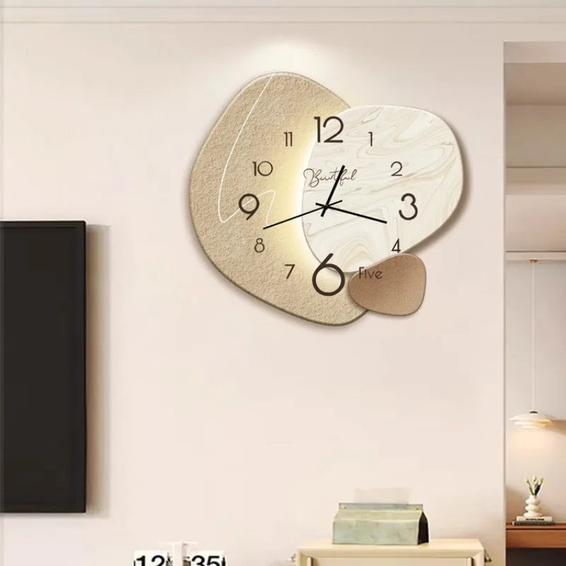 Contemporary Silent Wall Clock for Home Decor