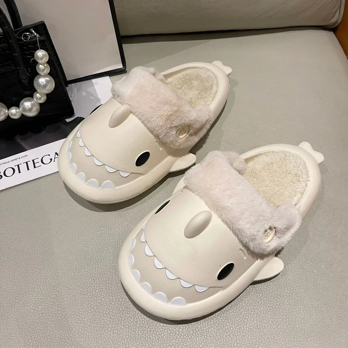 Comfy Shark Foot Slippers for Men and Women