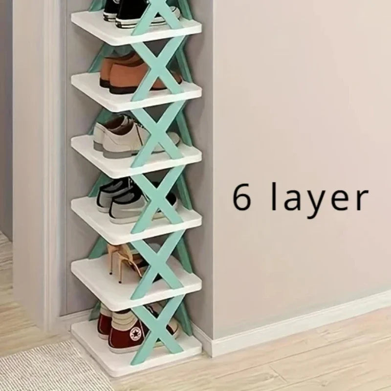 Space Saving Stackable Shoe Rack Organizer - Cofik
