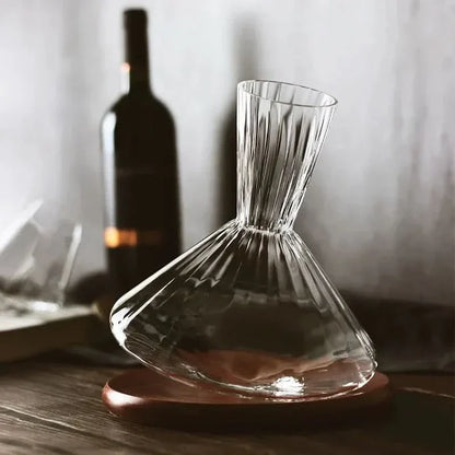 Luxury Clear Glass Wine Decanter 1L