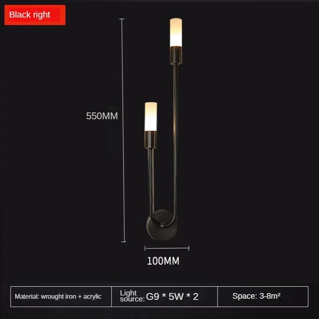 Elegant Gold LED Sconce Light