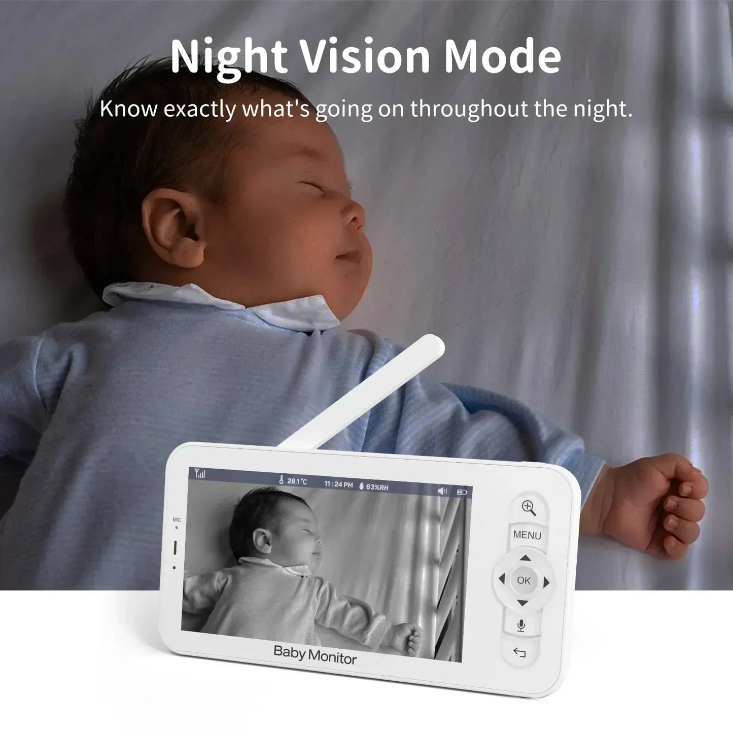 BabySafe Camera - Clear HD Baby Monitor System