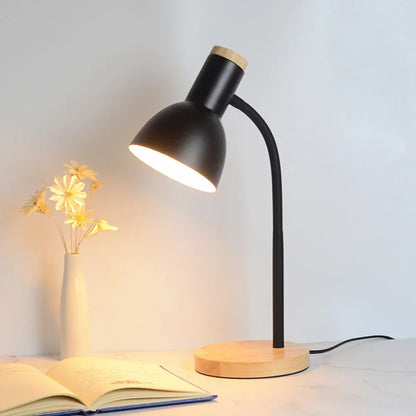 Rustic Wooden Modern LED Table Lamp