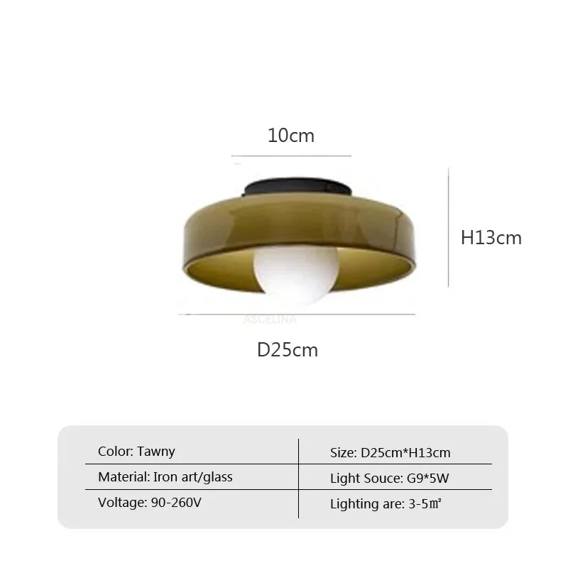 Stylish Dual Function Glass Pendant Light