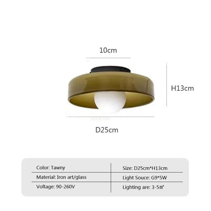Stylish Dual Function Glass Pendant Light