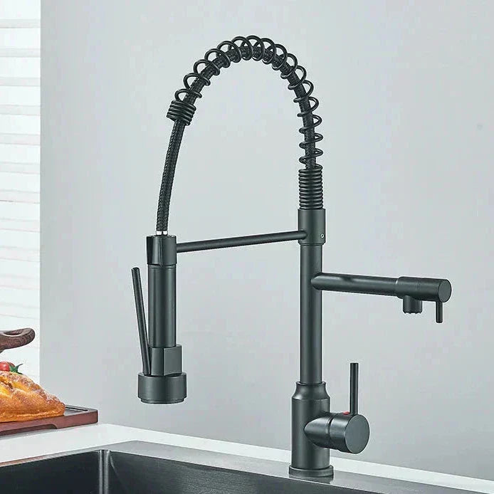 Rotating Single Handle Kitchen Faucet