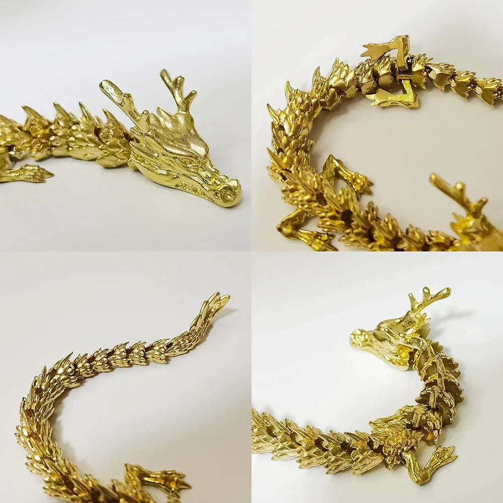 Cofik | 3D Metal Dragon Figurine Home Decoration