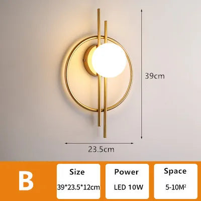 Elegant Slim Wall Light for Home and Bedroom