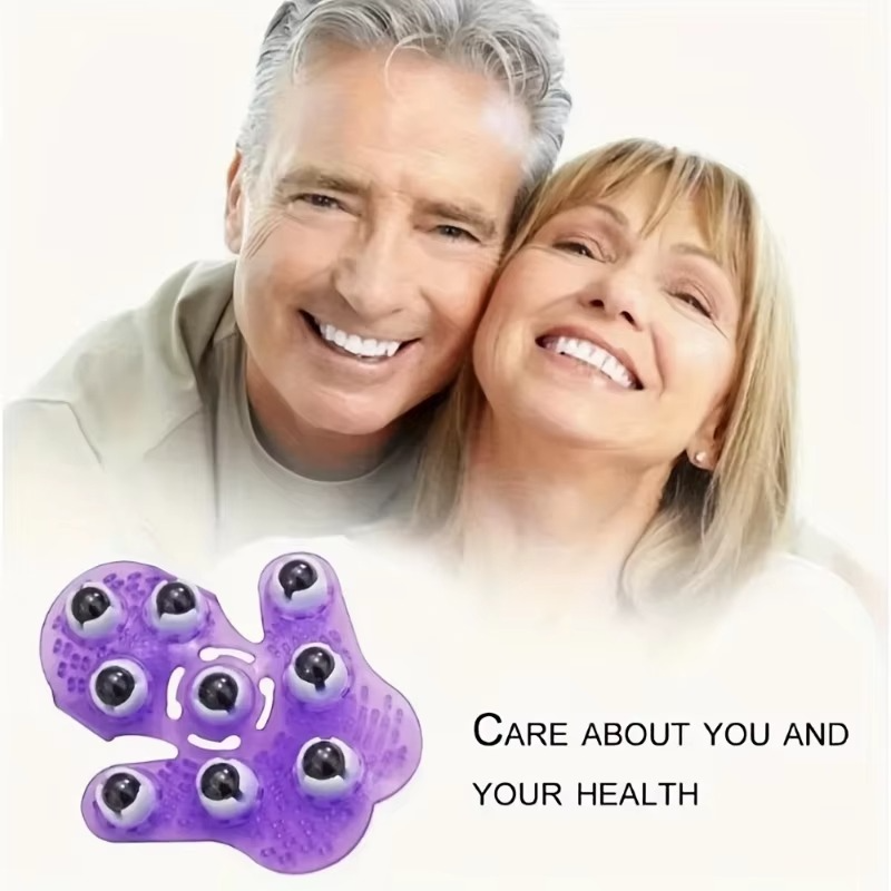 Compact Roller Massage Glove for Sore Muscles Relief