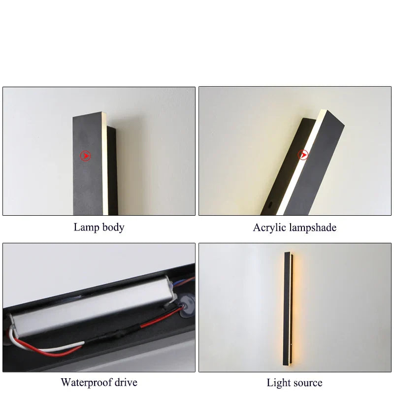 Outdoor LED Weatherproof Wall Light IP65