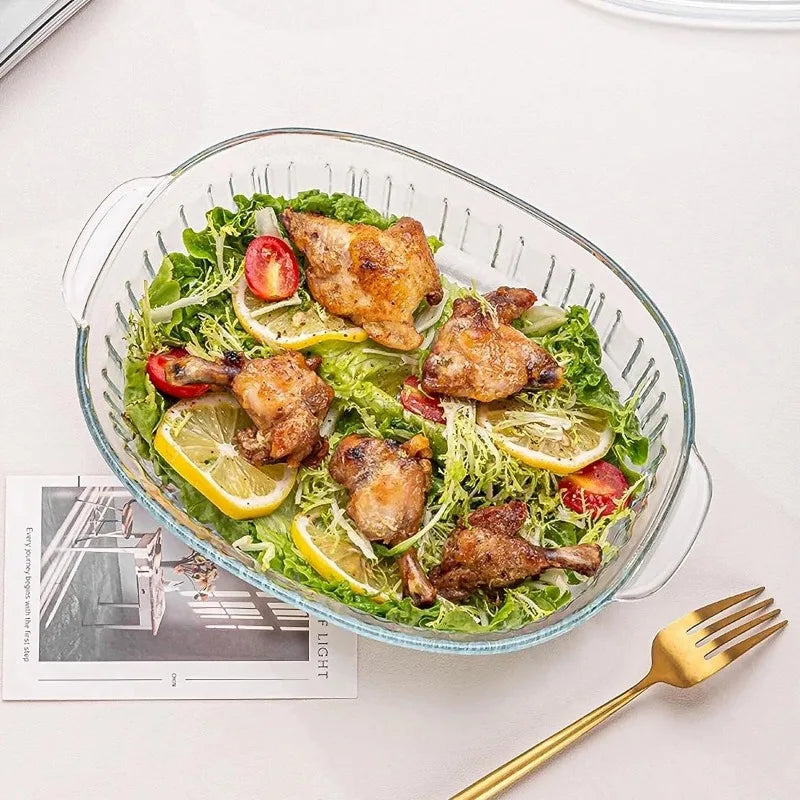 Non-Stick 4-Piece Glass Oven Dish Set