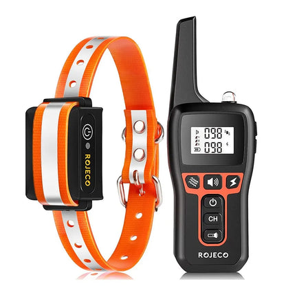 Waterproof Rechargeable Dog Shock Collar with Remote Control