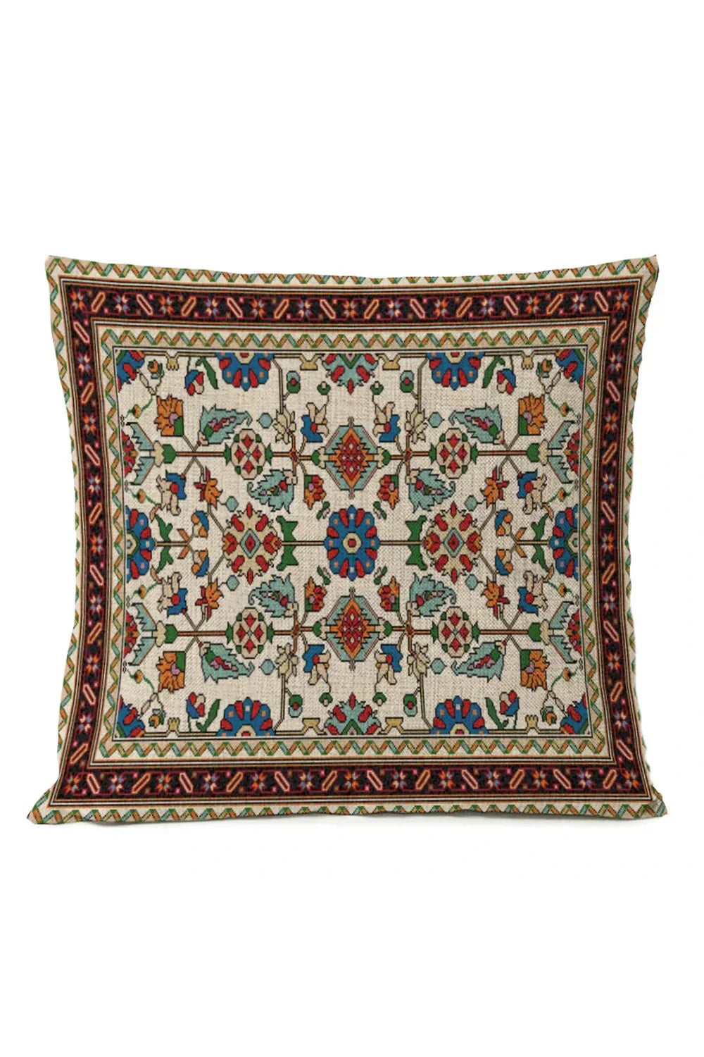 Colorful Global Pattern Pillow Cover
